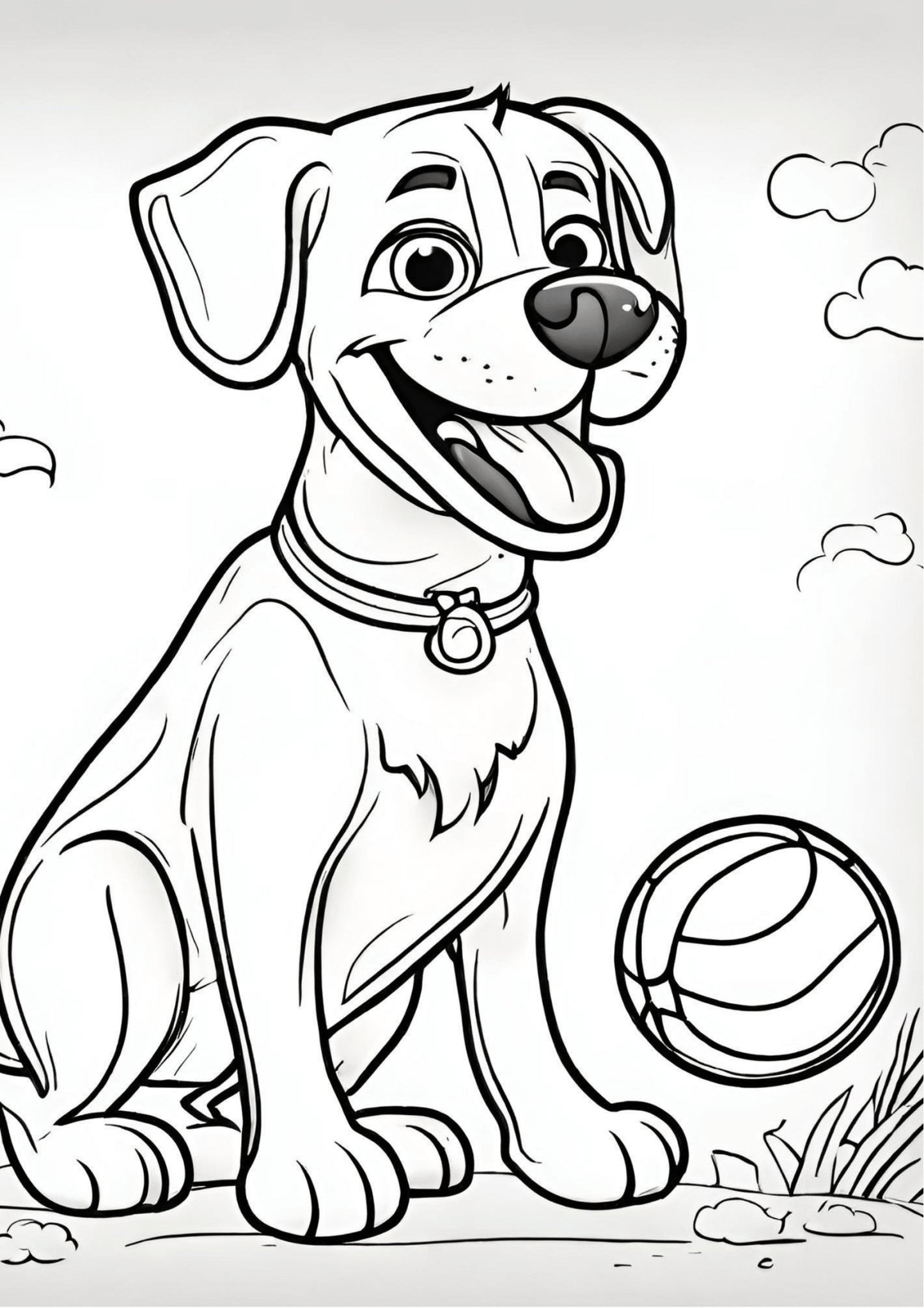 25 Amazing My Cute Dog Coloring Sheets - My Coloring Zone