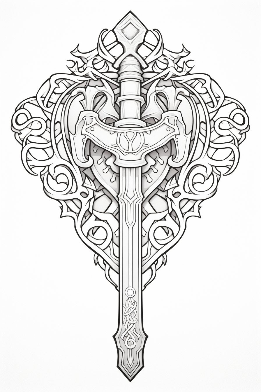 35 Unique Medieval Coloring Pages - My Coloring Zone