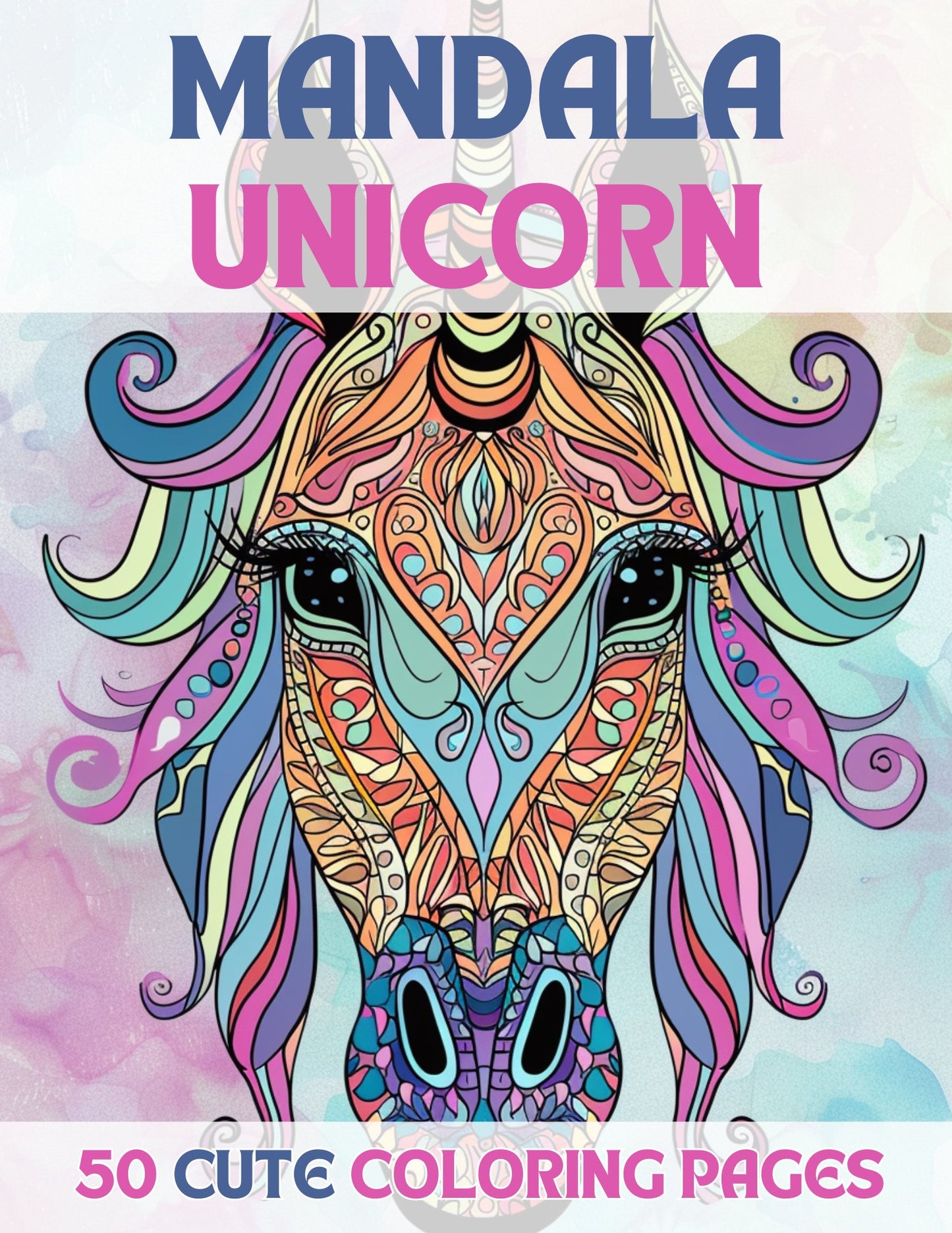 50 Cute Mandala Unicorn Coloring Pages - My Coloring Zone