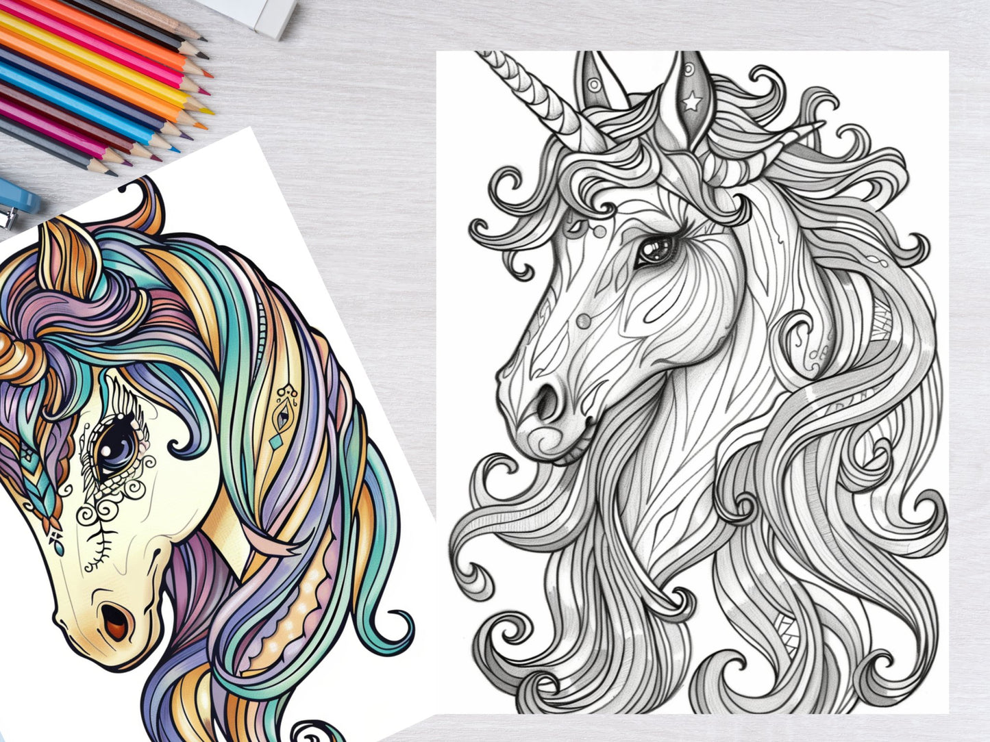 50 Cute Mandala Unicorn Coloring Pages - My Coloring Zone