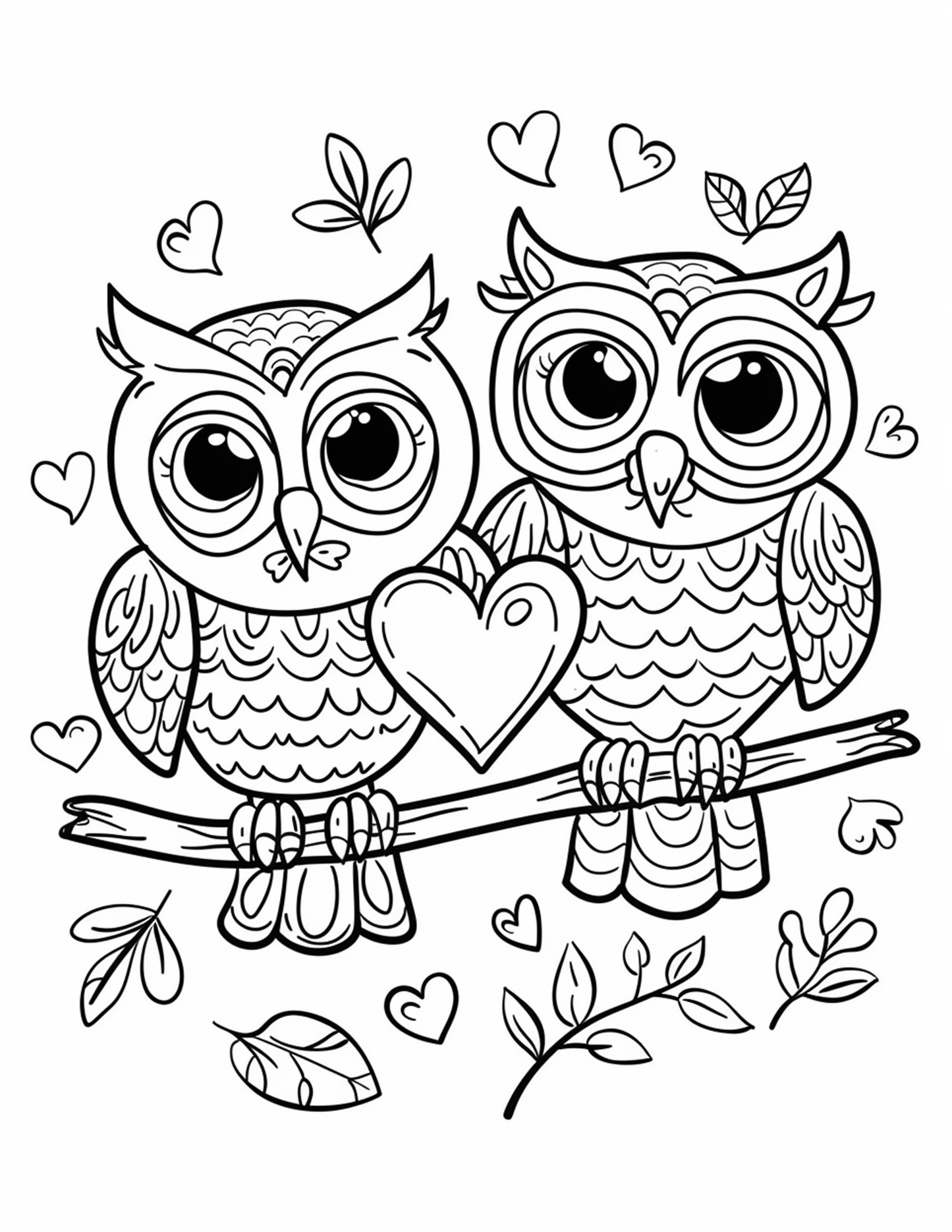 35 Valentine’s Coloring Pages