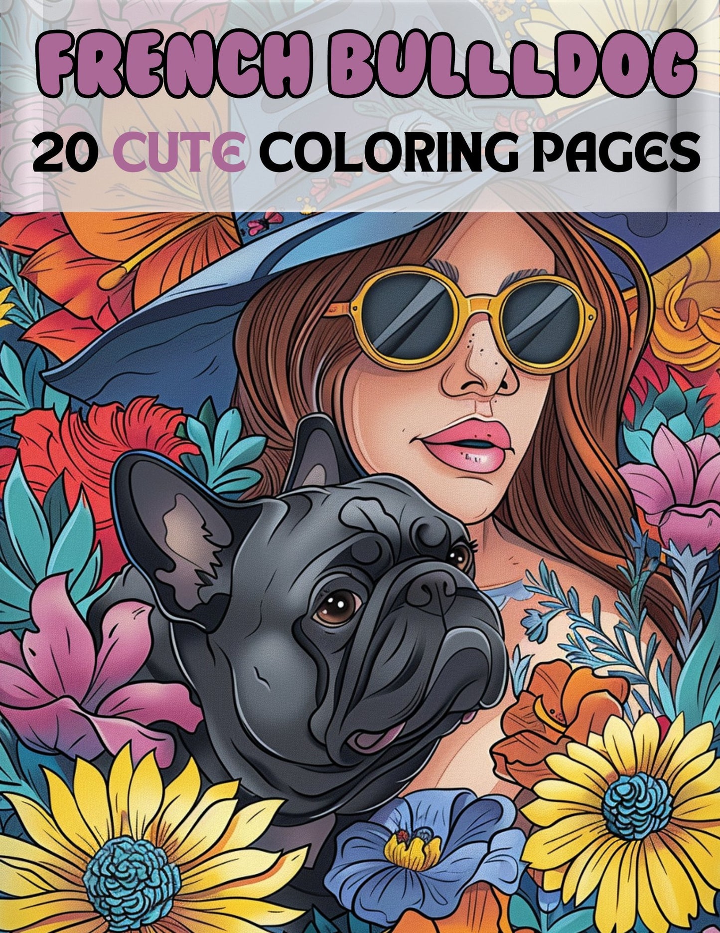 20 Cute French Bulldog Coloring Pages - My Coloring Zone