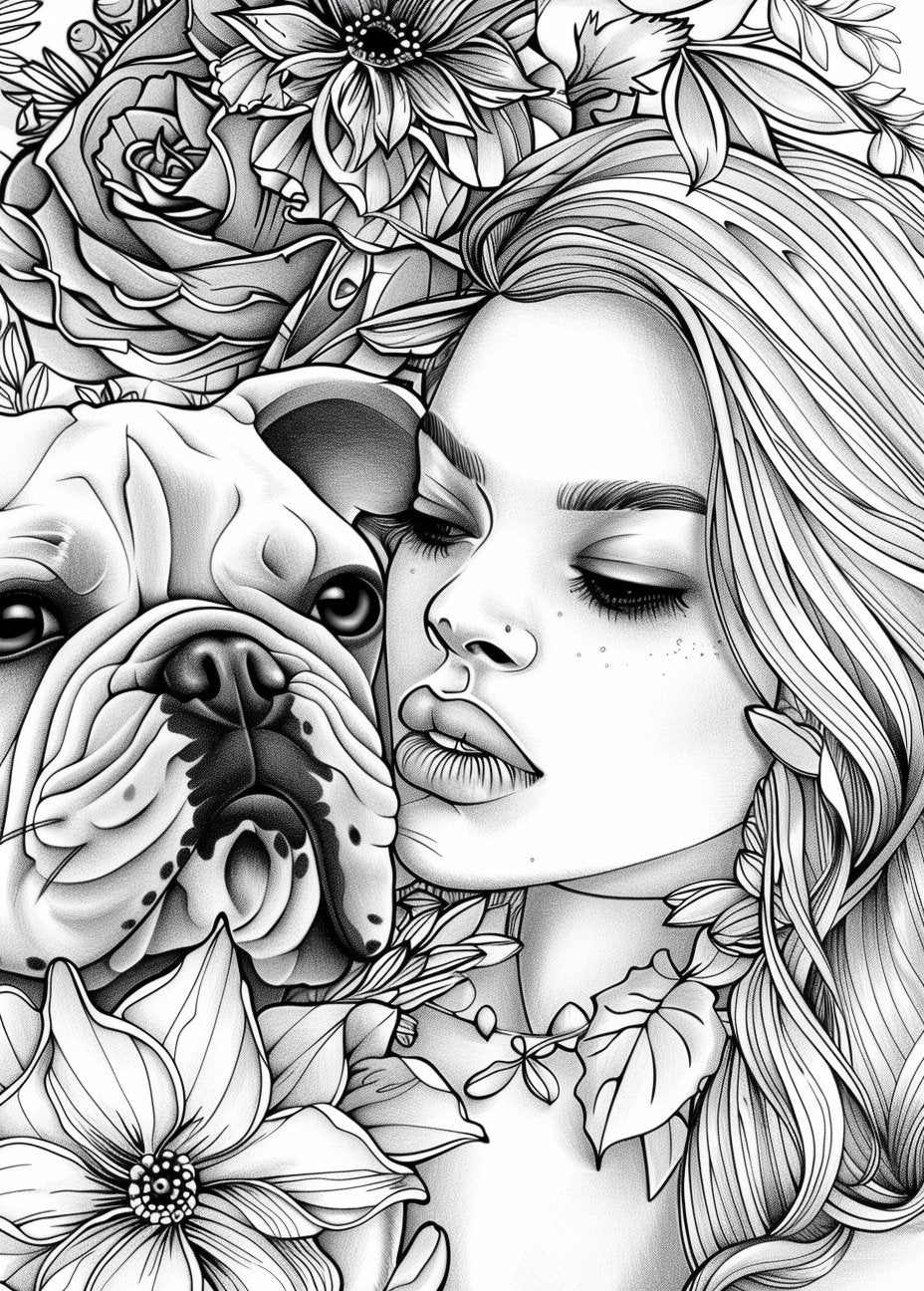 20 Cute French Bulldog Coloring Pages - My Coloring Zone