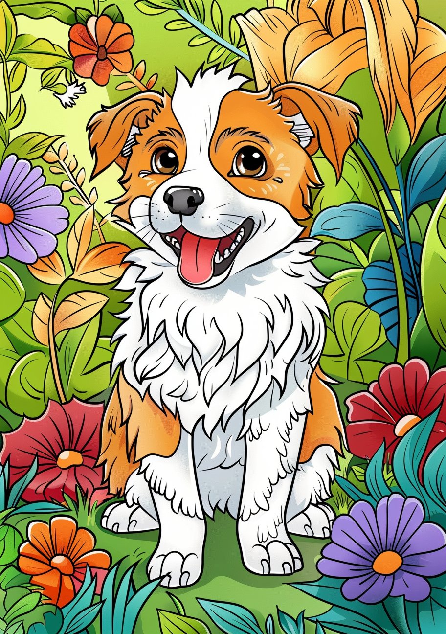 25 Amazing My Cute Dog Coloring Sheets - My Coloring Zone