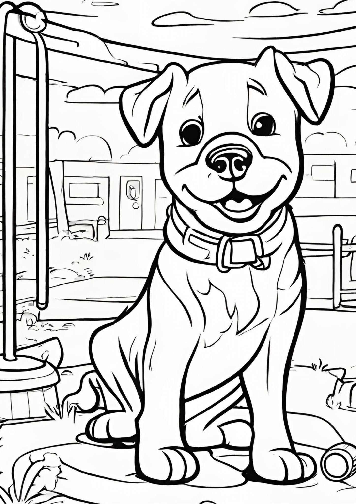 25 Amazing My Cute Dog Coloring Sheets - My Coloring Zone