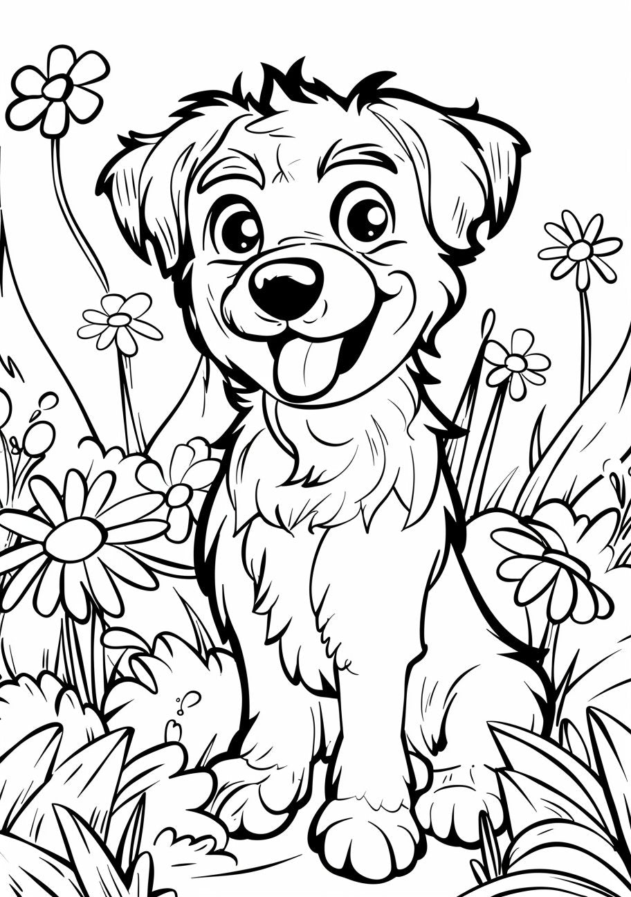 25 Amazing My Cute Dog Coloring Sheets - My Coloring Zone