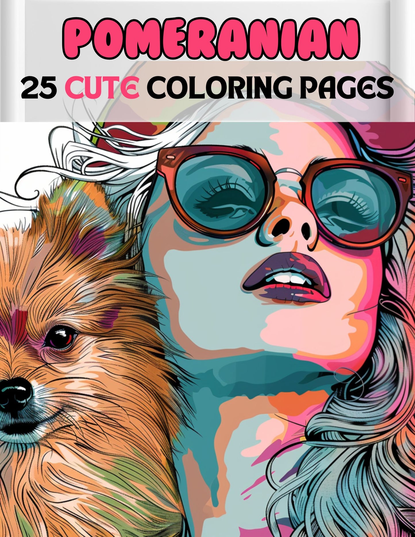 25 Cute Pomeranian Dogs Coloring Pages - My Coloring Zone