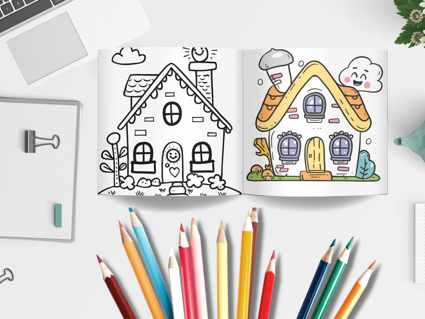 25 FREE House Coloring Sheets - My Coloring Zone