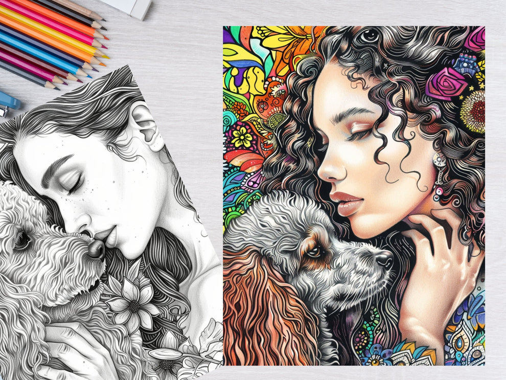30 Cute Poodle Coloring Pages – My Coloring Zone