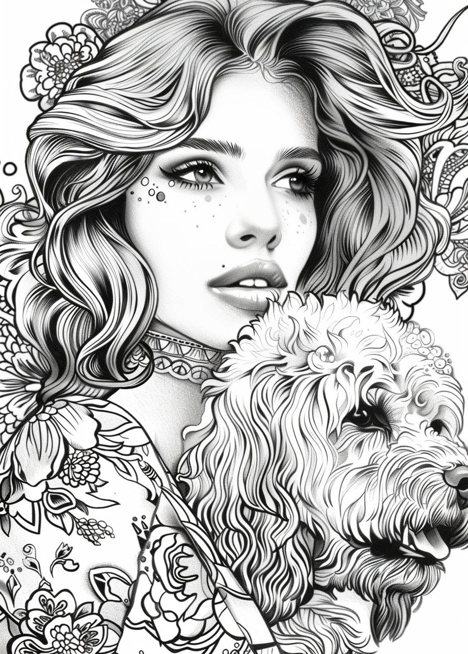 30 Cute Poodle Coloring Pages - My Coloring Zone