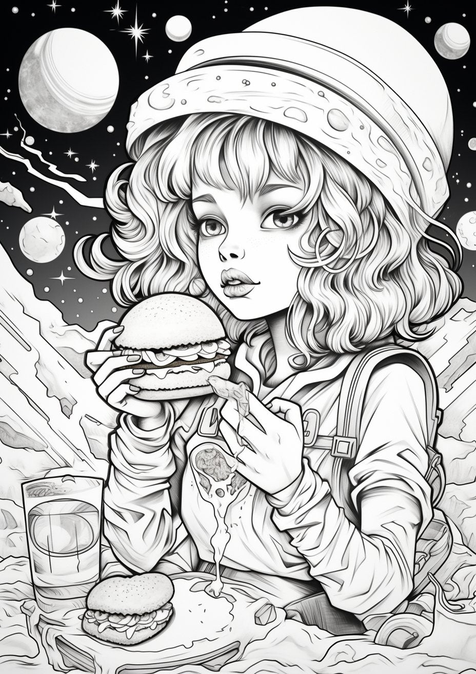 35 Cute Astronaut Girl Coloring Pages - My Coloring Zone