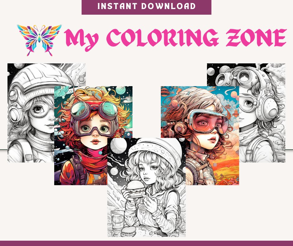 35 Cute Astronaut Girl Coloring Pages - My Coloring Zone