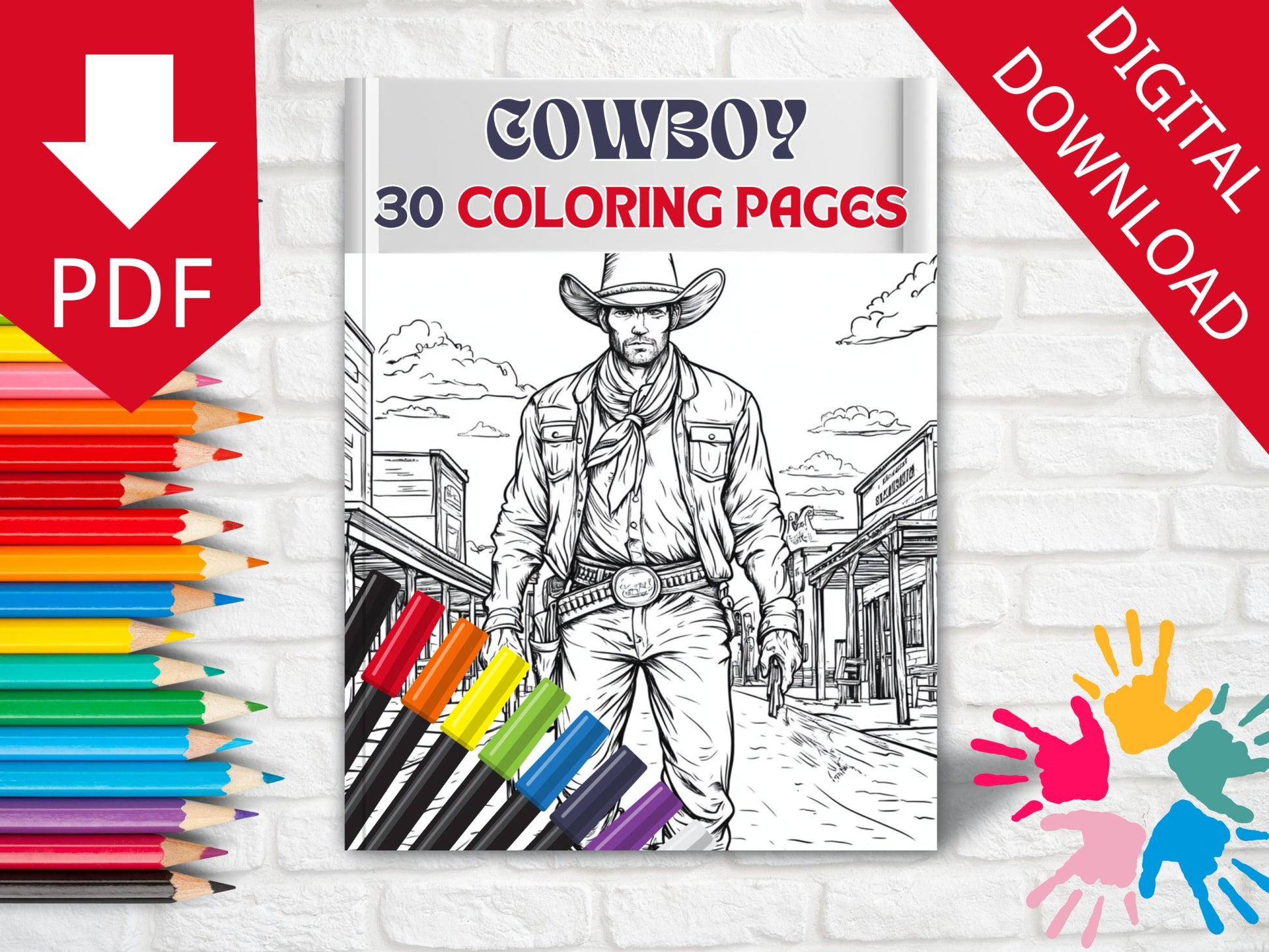 35 Exciting Cowboy Coloring Pages - My Coloring Zone