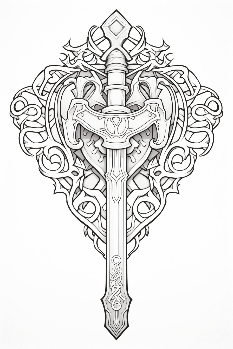 35 Unique Medieval Coloring Pages - My Coloring Zone