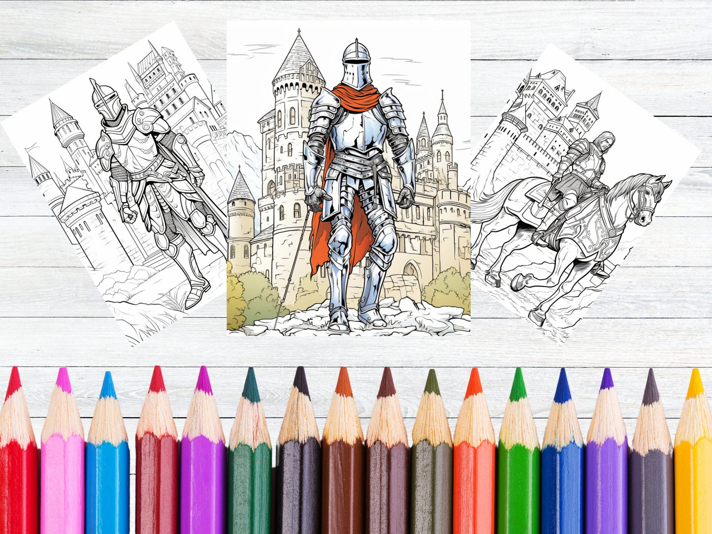 35 Unique Medieval Coloring Pages - My Coloring Zone