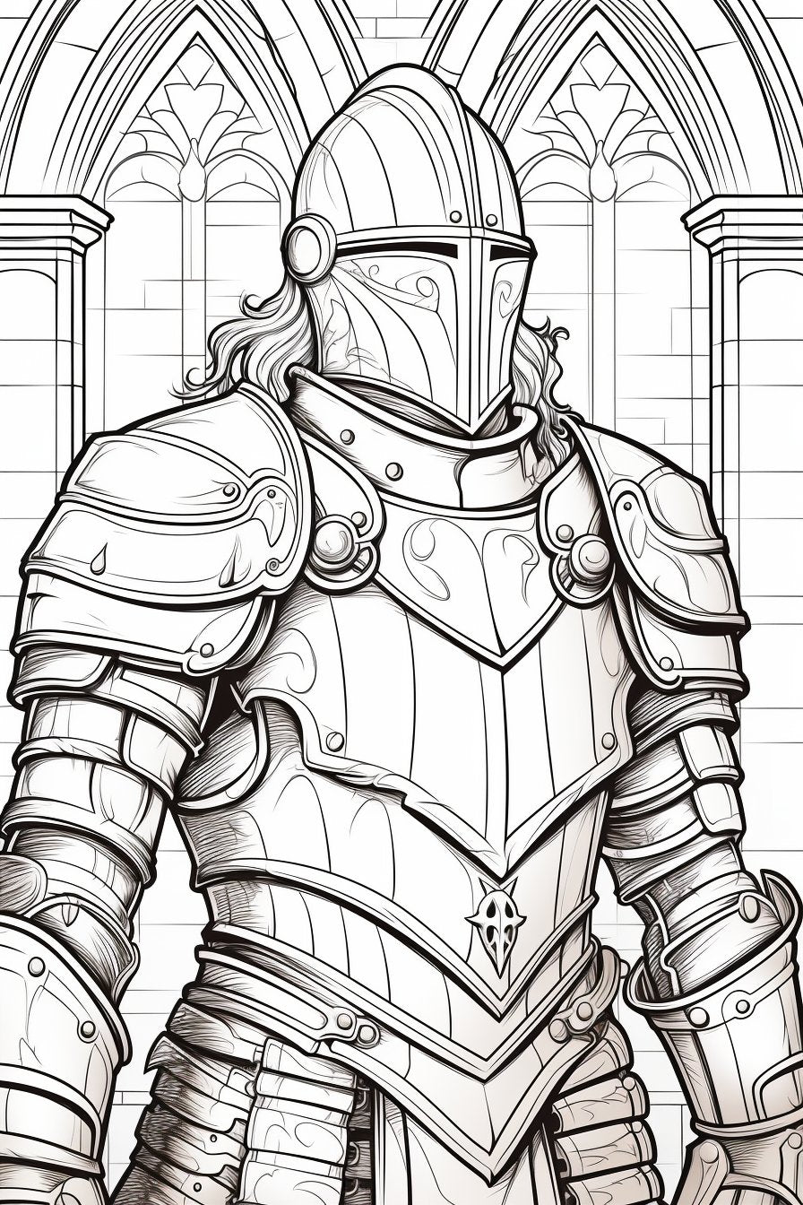 35 Unique Medieval Coloring Pages - My Coloring Zone