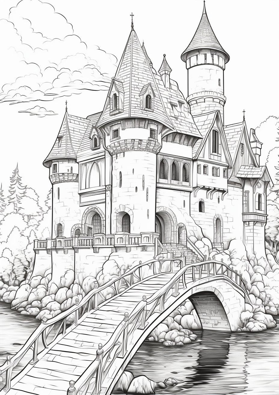 35 Unique Medieval Coloring Pages - My Coloring Zone