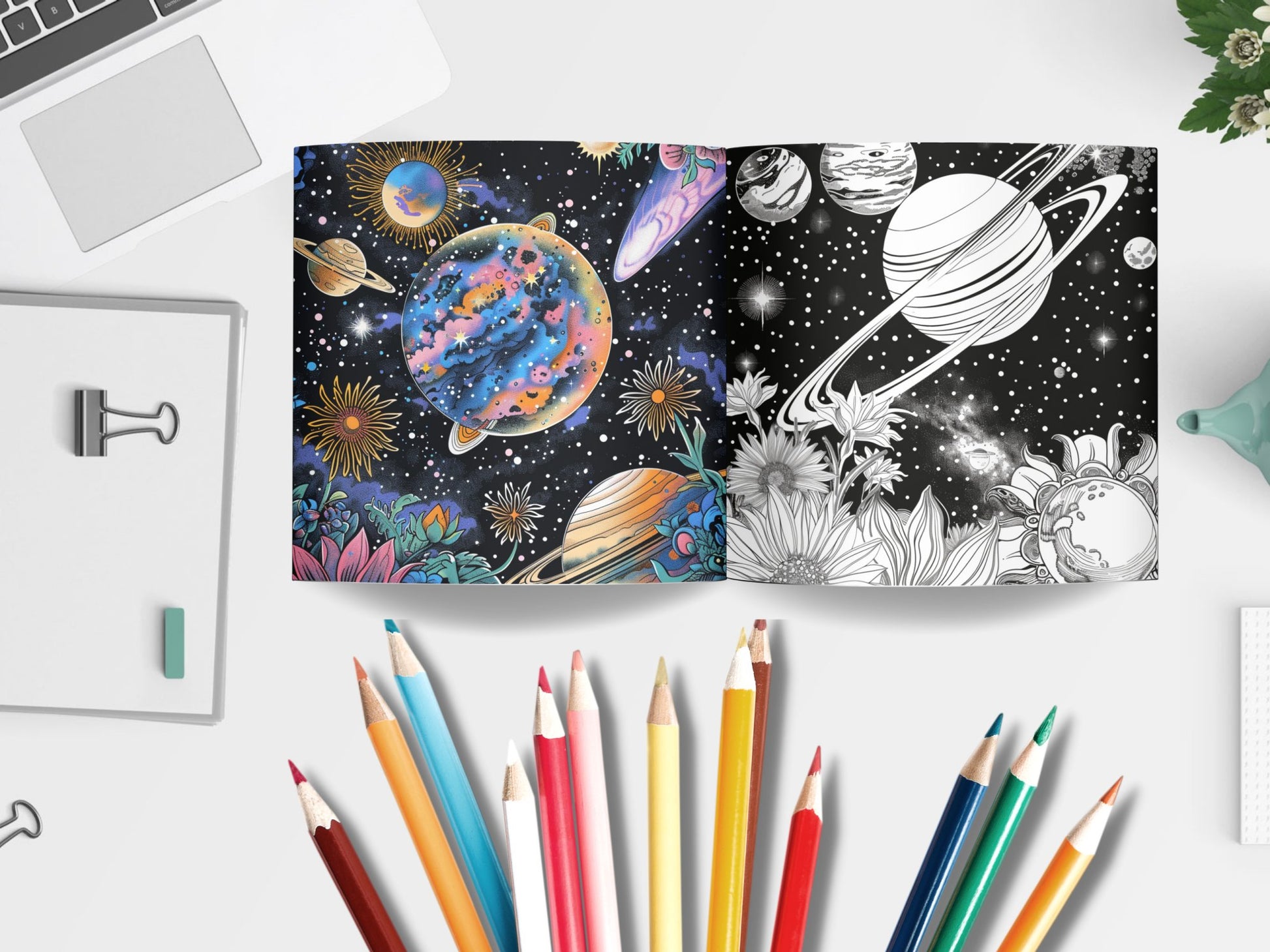 35 Unique Space Coloring Pages for Adults - My Coloring Zone