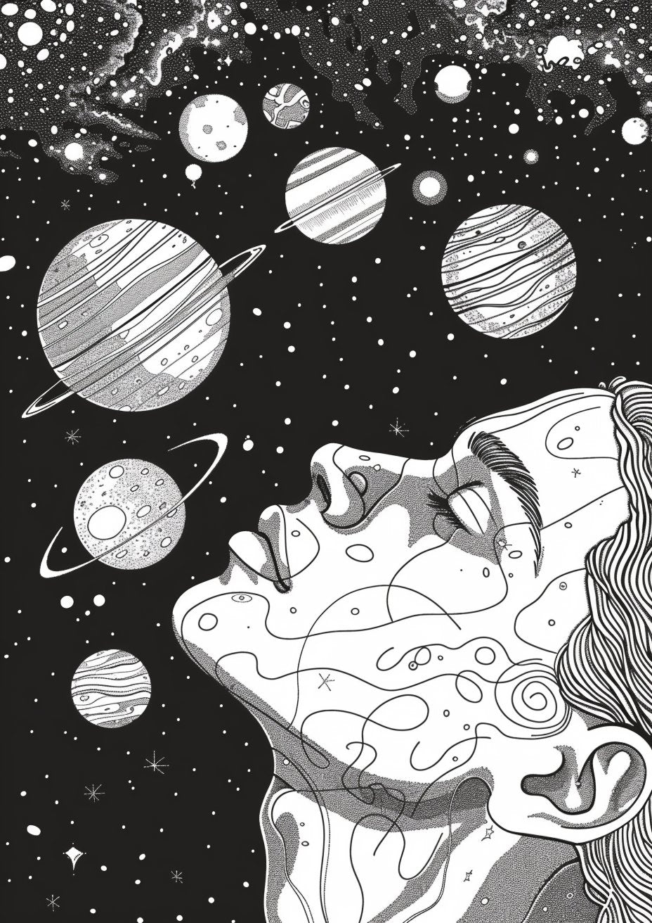 35 Unique Space Coloring Pages for Adults - My Coloring Zone