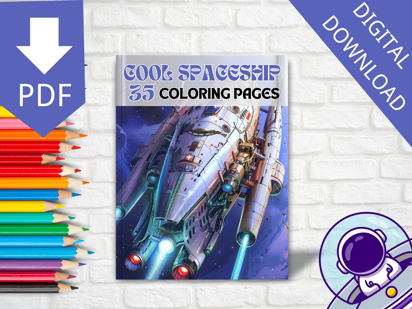 35 Unique Spaceship Coloring Pages - My Coloring Zone