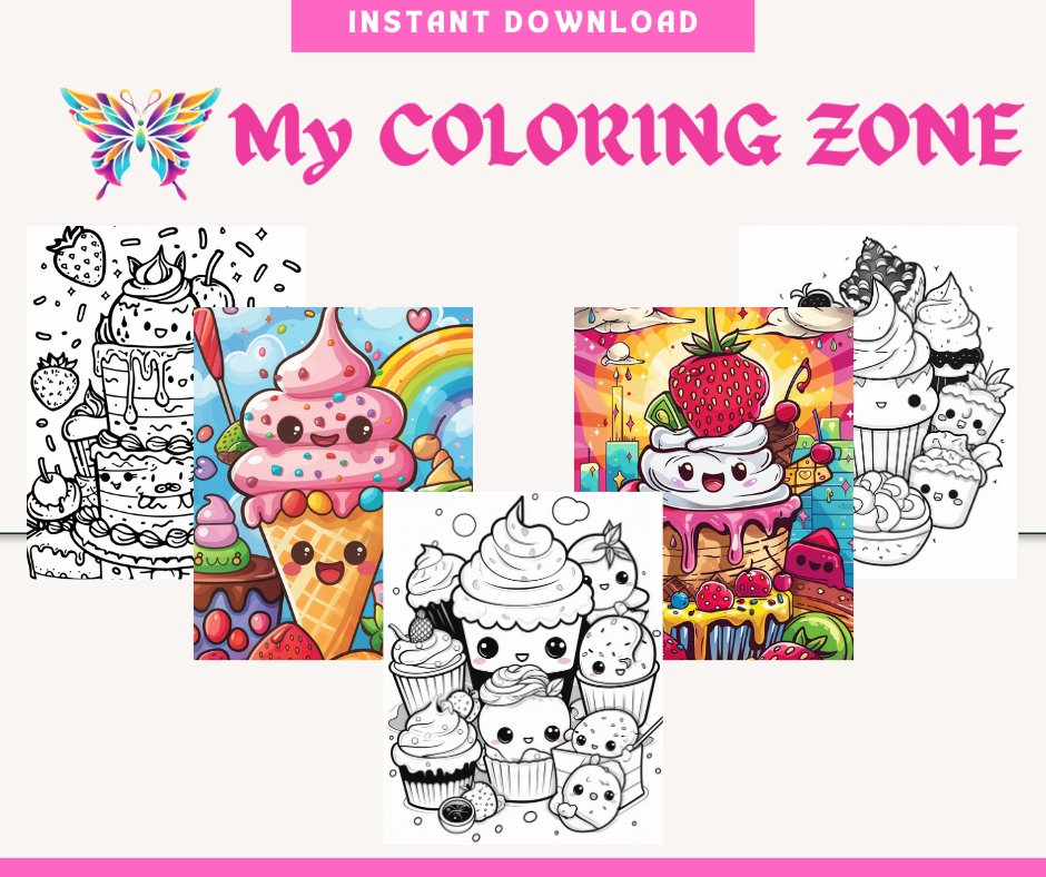 40 Cute Food Coloring Pages For Kids - My Coloring Zone