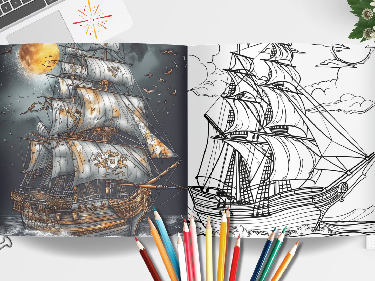 40 Pirate Ship Coloring Pages - My Coloring Zone