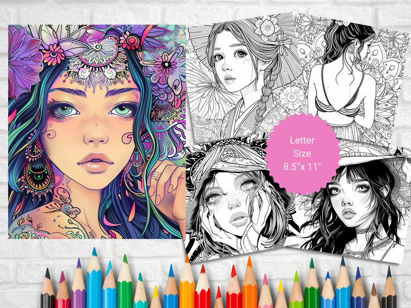 45 Adorable Mandala Girl Coloring Pages My Coloring Zone