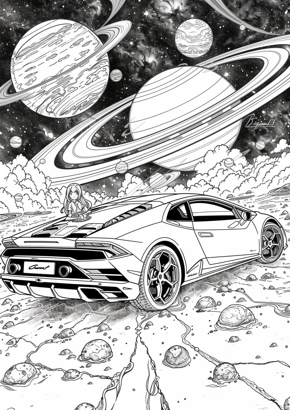 45 Cool Sports Cars Coloring Pages - My Coloring Zone