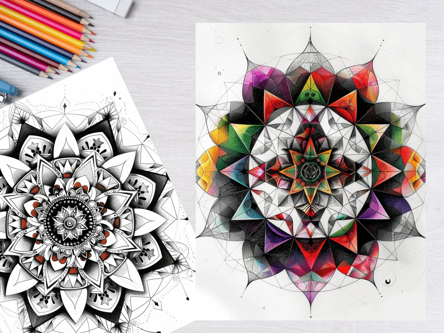 45 Geometric Mandala Coloring Pages - My Coloring Zone