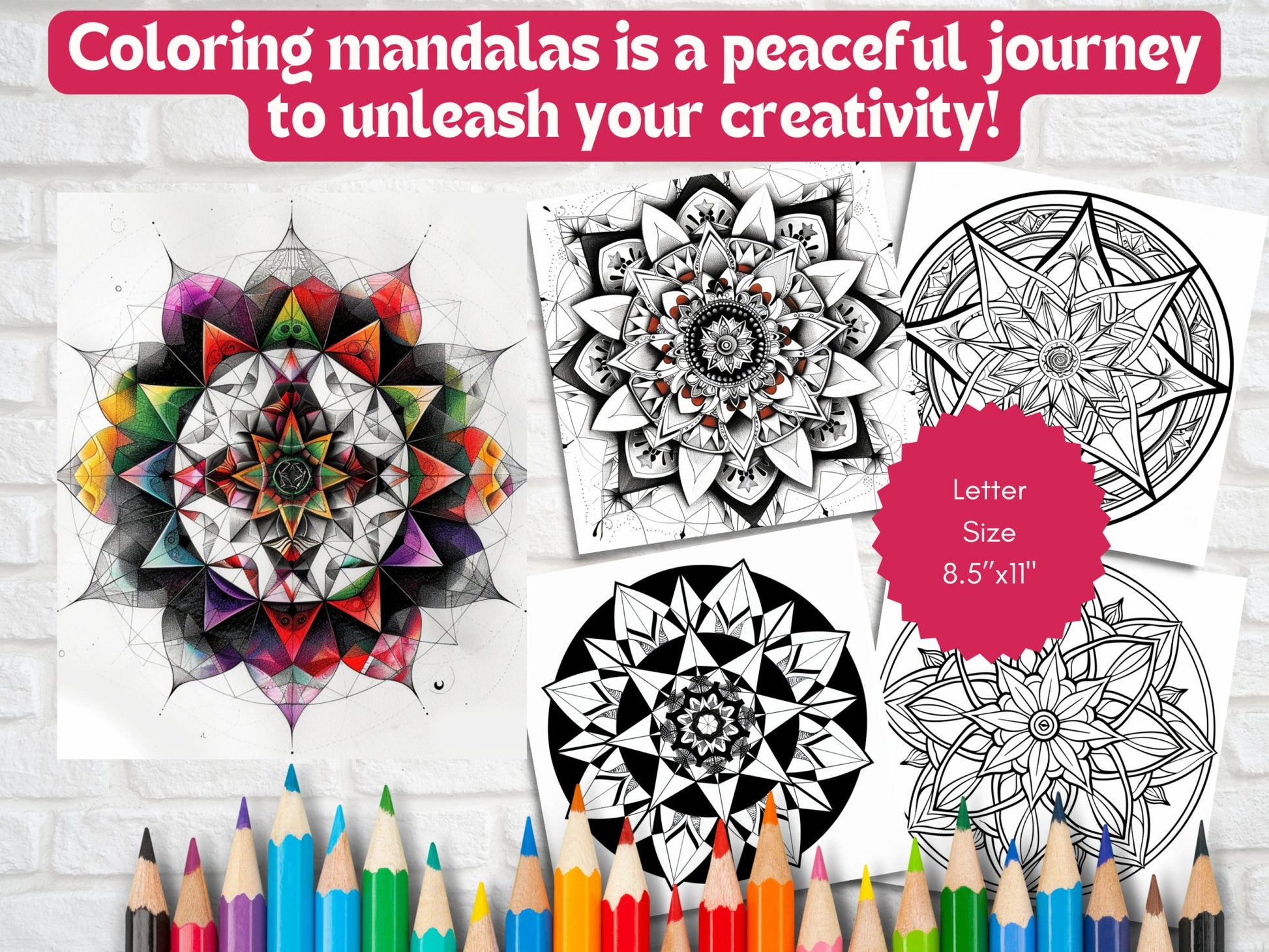 45 Geometric Mandala Coloring Pages - My Coloring Zone