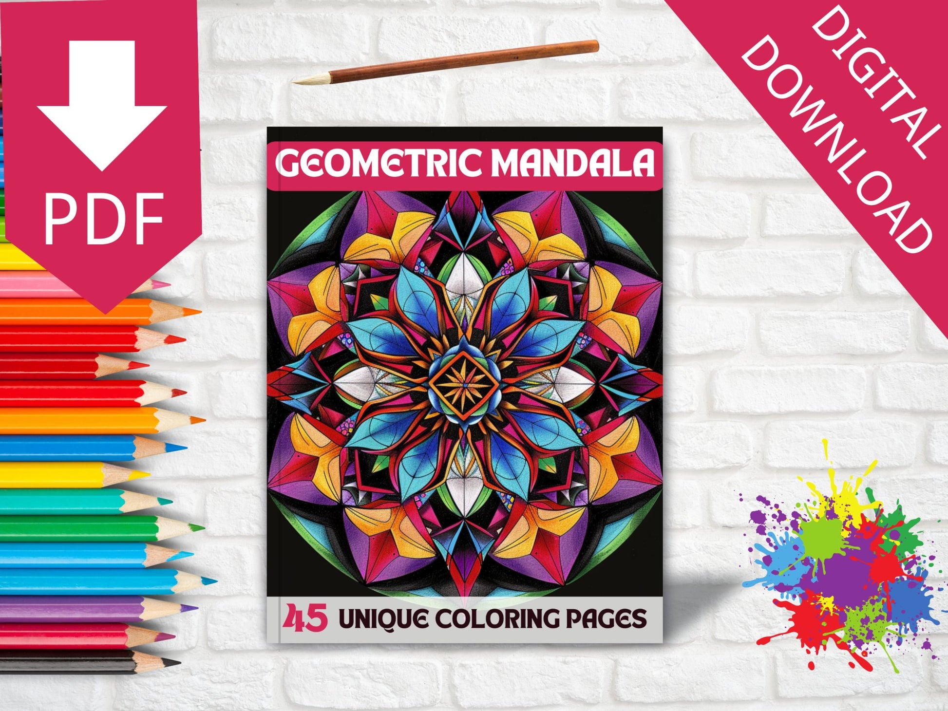 45 Geometric Mandala Coloring Pages - My Coloring Zone