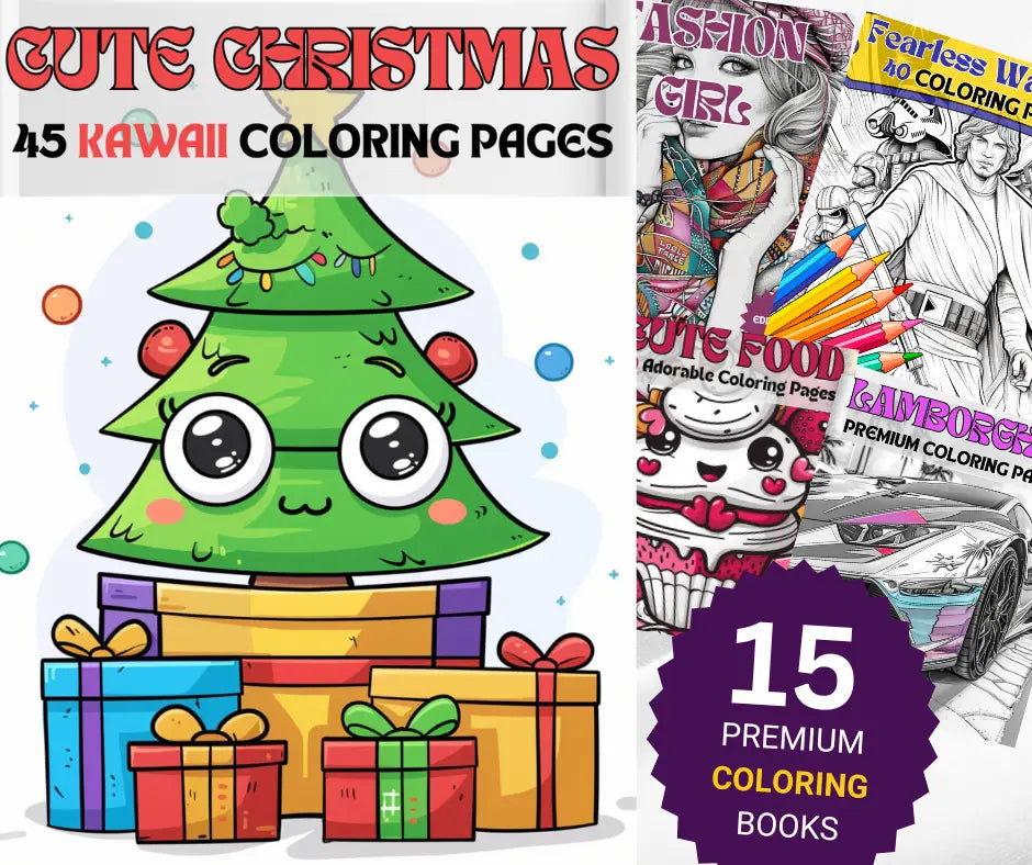 Special Edition - 15 PREMIUM Coloring Books Bundle 🔥
