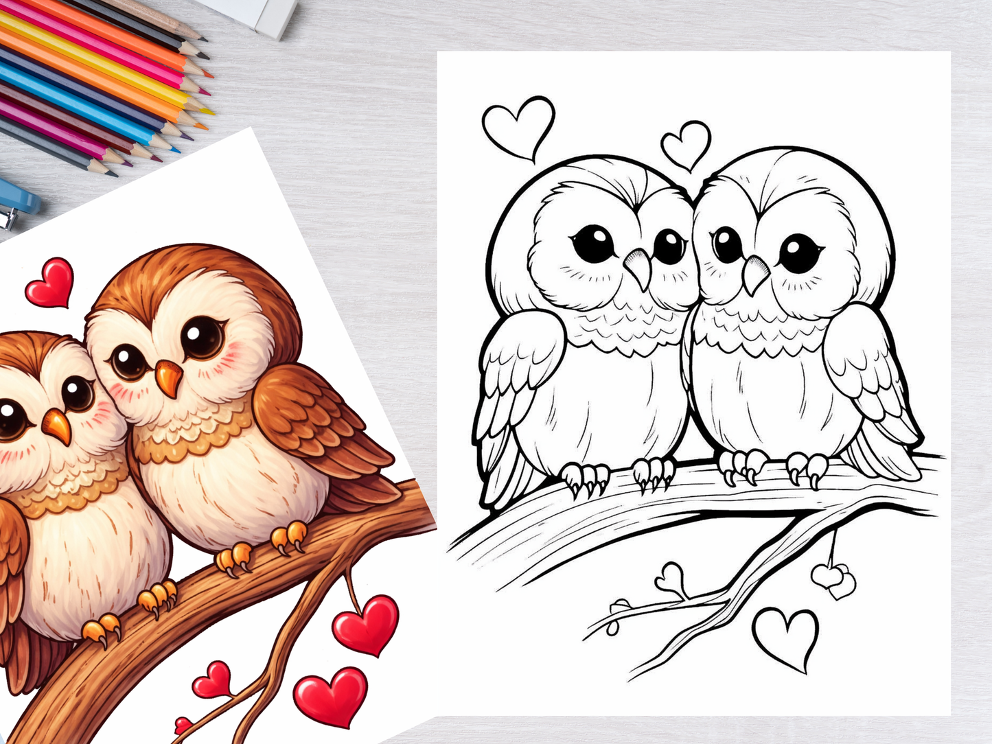 35 Valentine’s Coloring Pages